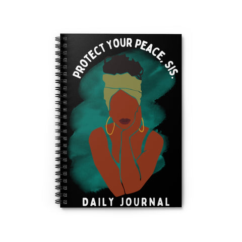 Protect Your Peace, is. Spiral Notebook - Ruled Line - Success Love Beauty LLC