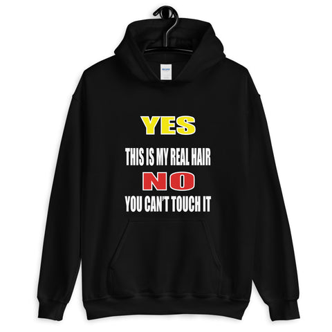 Yes This Is My Real Hair Unisex Hoodie - Success Love Beauty LLC